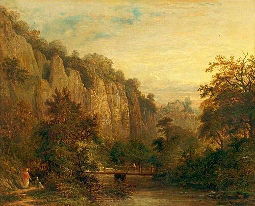 View in Derbyshire, 1850, Benjamin Shipham