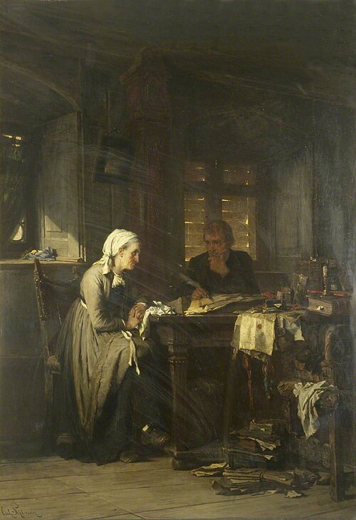 The Village Lawyer, 1873, Carl Bernhard Schlösser