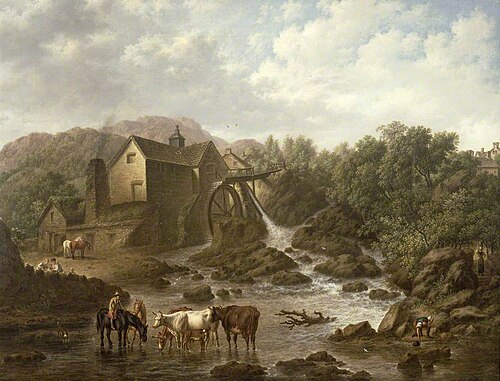 The Old Watermill, 1833, Charles Towne