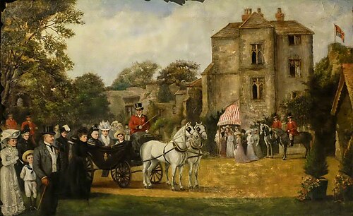 The Queen at Carisbrooke Fête, 1899, Constance Pitcairn