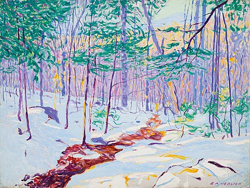 Brook in Winter, 1914, Edwin Ambrose Webster