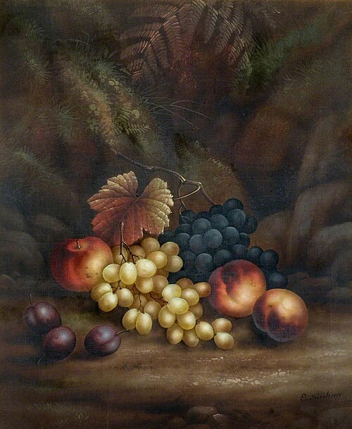 Still Life of Fruit, 1899, Edwin Steele