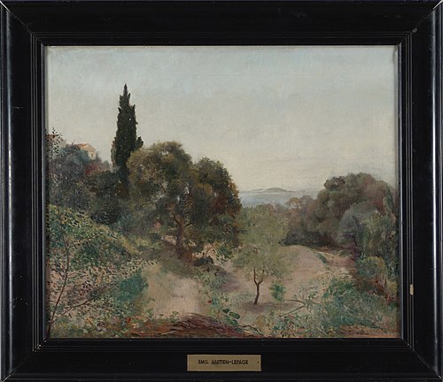 Landscape (Villa Chauve), 1884, Émile Bastien-Lepage