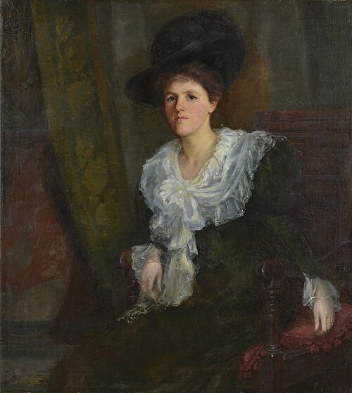 Portrait of a Lady, Paris, 1890, Ethel Mortlock