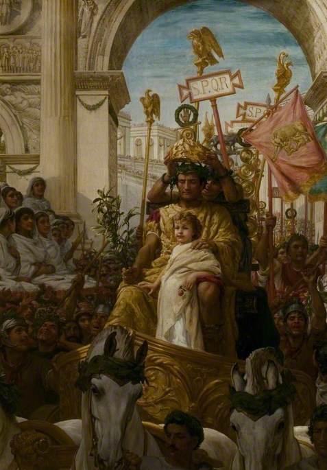 A Roman Triumph, 1883, Frank William Warwick Topham