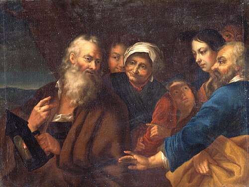 Diogène cherchant un homme, 1750, Gaspard Grésly