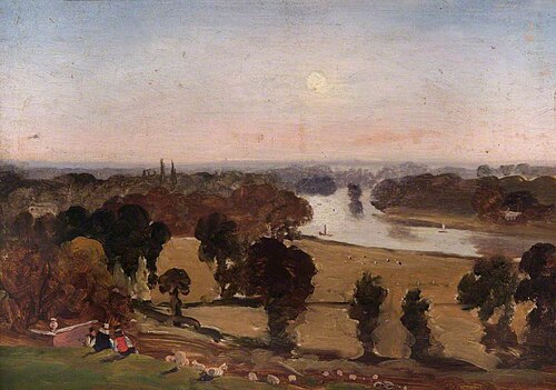 View from Richmond Hill, Surrey, , George Hilditch