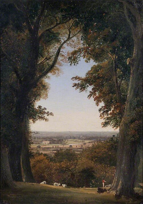 Distant View of Twickenham, Middlesex, , George Hilditch
