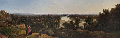 View from Richmond Hill, Surrey, , George Hilditch