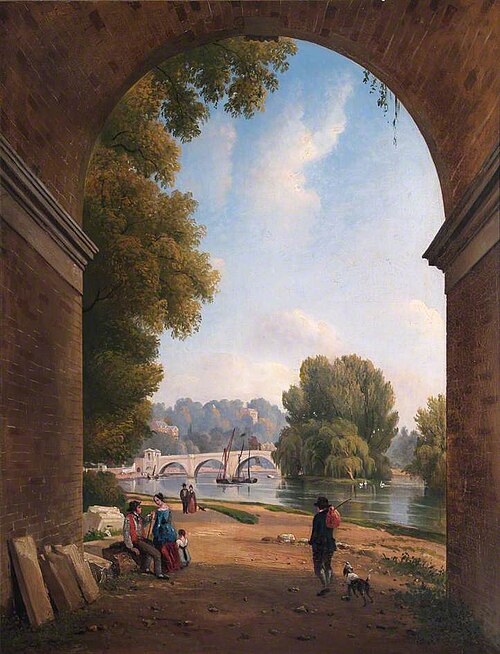 Richmond, Surrey, from beneath the Railway Arch, , George Hilditch
