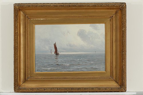 Silver Ripples (Sea Piece), 1885, Gustave de Breanski