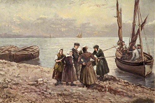 Fisherwomen, , Gustave de Breanski