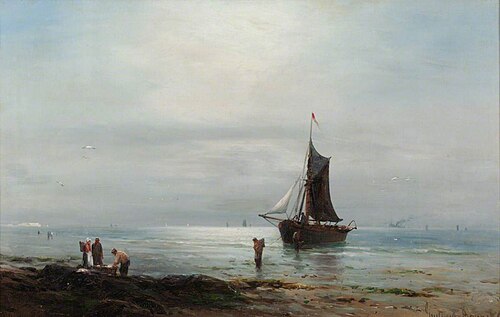 Coastal Scene, , Gustave de Breanski