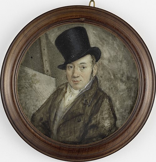 Self-portrait, 1800, Harmanus Fock