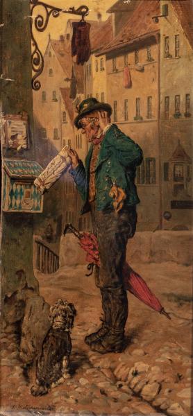 Puzzled, 1882, Hugo Kotschenreiter