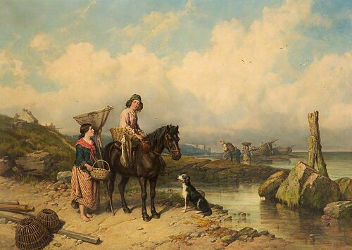 Village Gossip, 1864, Isaac Henzell