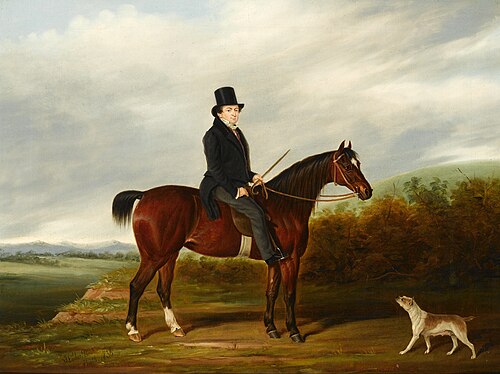 Equestrian Portrait of William Stephens (c.1784–1840), 1836, James Loder