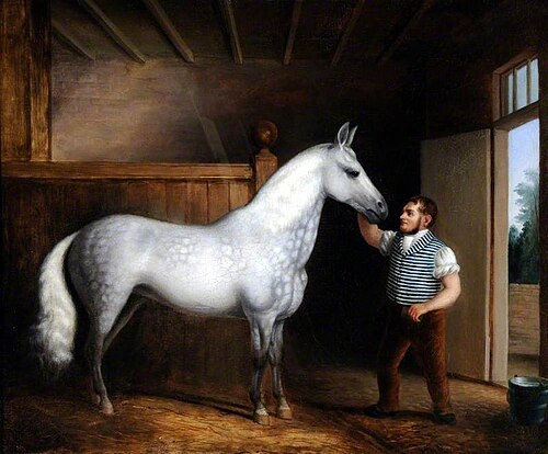 'Cinderella', a Favourite Cob of Mrs Henry Walker's and Her Coachman William Sales, 1840, James Poole