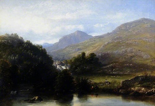 View on the River Llugwy, , James Poole