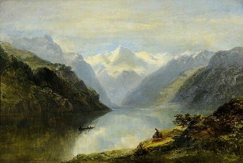 The Head of Lake Lucerne, Switzerland, , James Poole