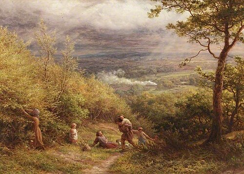 The Last Gleam, 1872, James Thomas Linnell