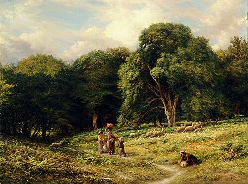 Knole Park, Kent, 1875, James Thomas Linnell