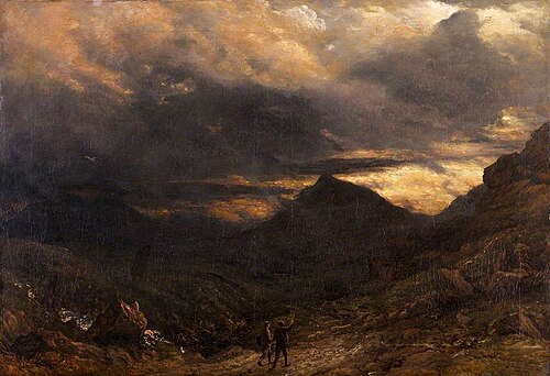 View of Snowdon, , James Thomas Linnell