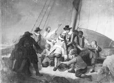 Anno 1628. De scheepskapitein van de Frederik Hendrik verliest een been, 1867, Johan Daniël Ebersbach