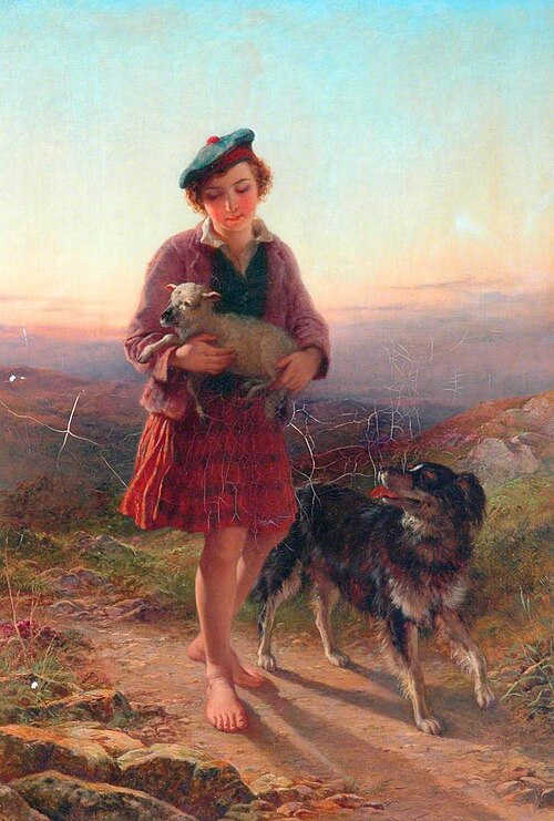 The Strayed Lamb, 1863, John Adam Houston