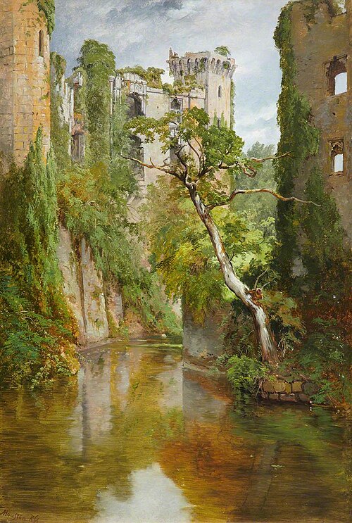 Raglan Castle, the Moat, , John Adam Houston