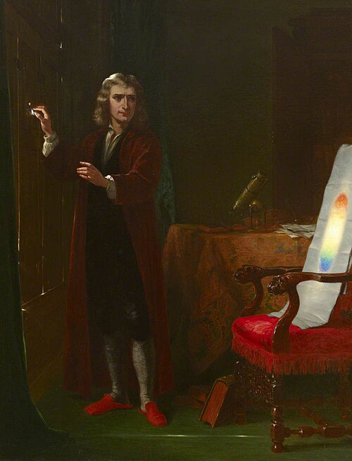 Newton Investigating Light, , John Adam Houston