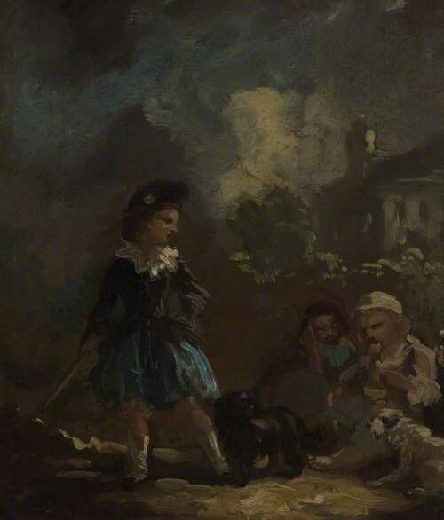 Study of Children with Dogs, , John Joseph Barker
