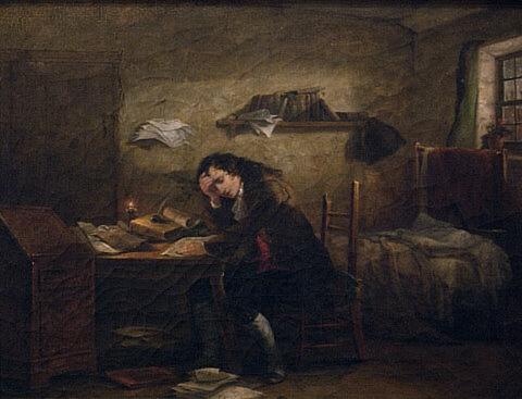 The Poet Chatterton, 1860, John Joseph Barker