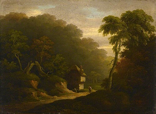 View at Berry Pomeroy, Devon, 1830, John Wallace Tucker
