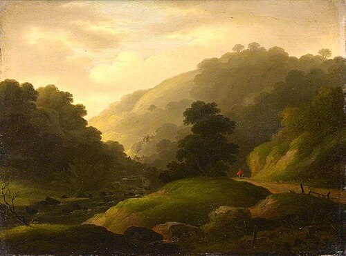 Cherry Bridge and the River Lynn, North Devon, 1831, John Wallace Tucker
