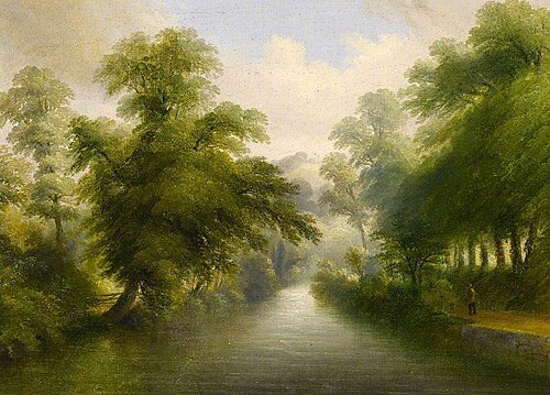 Mill Stream at Pynes, Devon, 1862, John Wallace Tucker