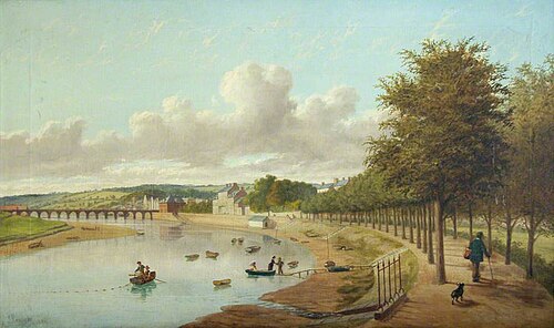 The River Taw from Rock Park, Devon, 1886, Joseph Kennedy