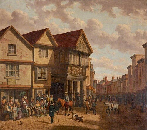 Old Guildhall, Barnstaple, Devon, 1886, Joseph Kennedy