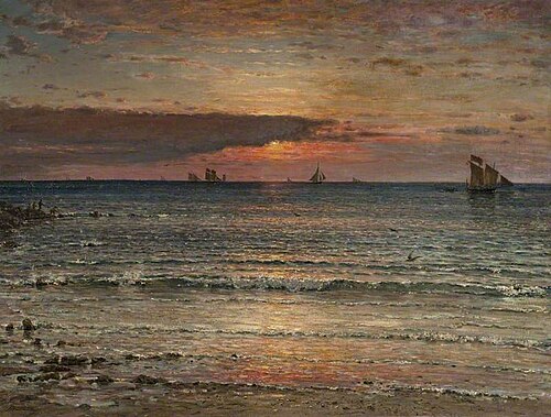 Sunset, 1881, Jules Masuré