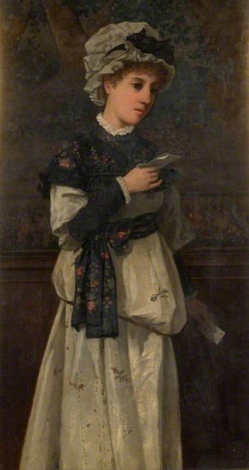 Girl with a Letter, , Lionel J. Cowen