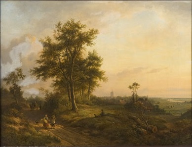 Landscape near Arnhem, 1860, Lodewijk Johannes Kleijn