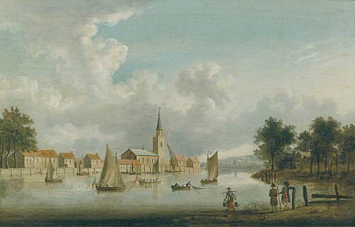 The Thames at Battersea, London, , Monamy Swaine