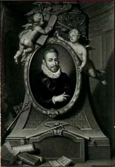 Portrait de Petrus Cunaeus (1586-1638), 1739, Nicolaas Rijnenburg
