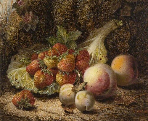 Still Life with Strawberries, 1916, Oliver Clare