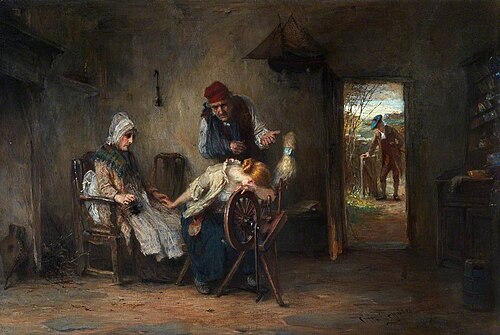 'Auld Robin Gray', 1880, Otto Theodor Leyde