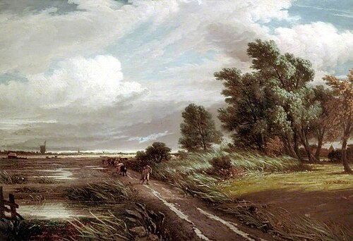On the Marshes, Norfolk, 1872, Philip Westcott