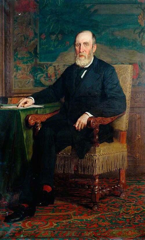 Samuel Laing, Chairman, London, Brighton and South Coast Railway, 1872, Pieter Van Havermaet