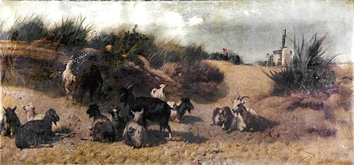 Goats, Outskirts of Cádiz, 1888, Richard Beavis