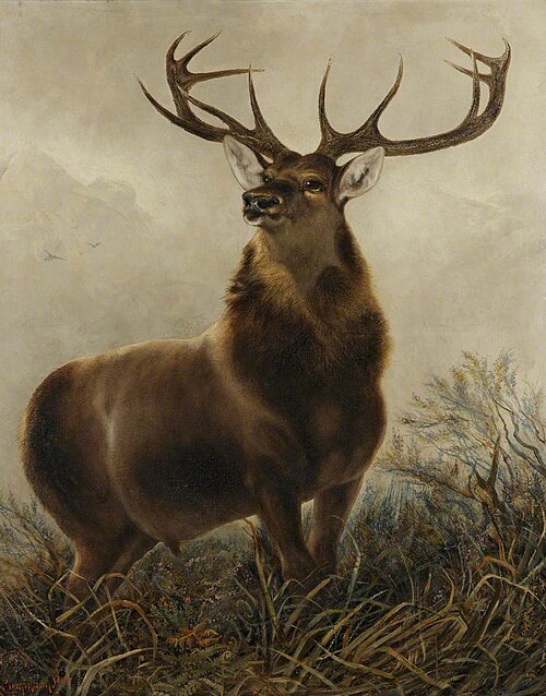 The Monarch of the Glen (after Landseer), 1849, Robert Cleminson