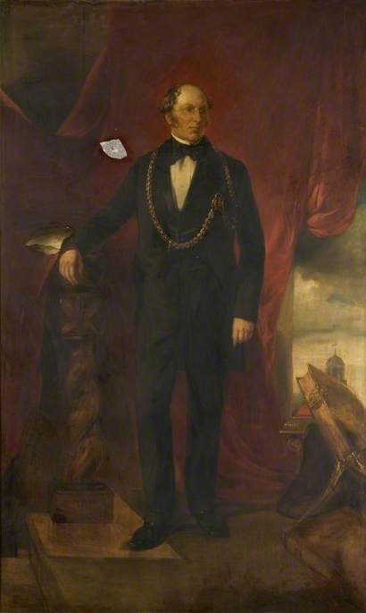 Alderman John Clay, Mayor (1850–1852), First Mayor of South Shields Borough Corporation, 1852, Robinson Elliott